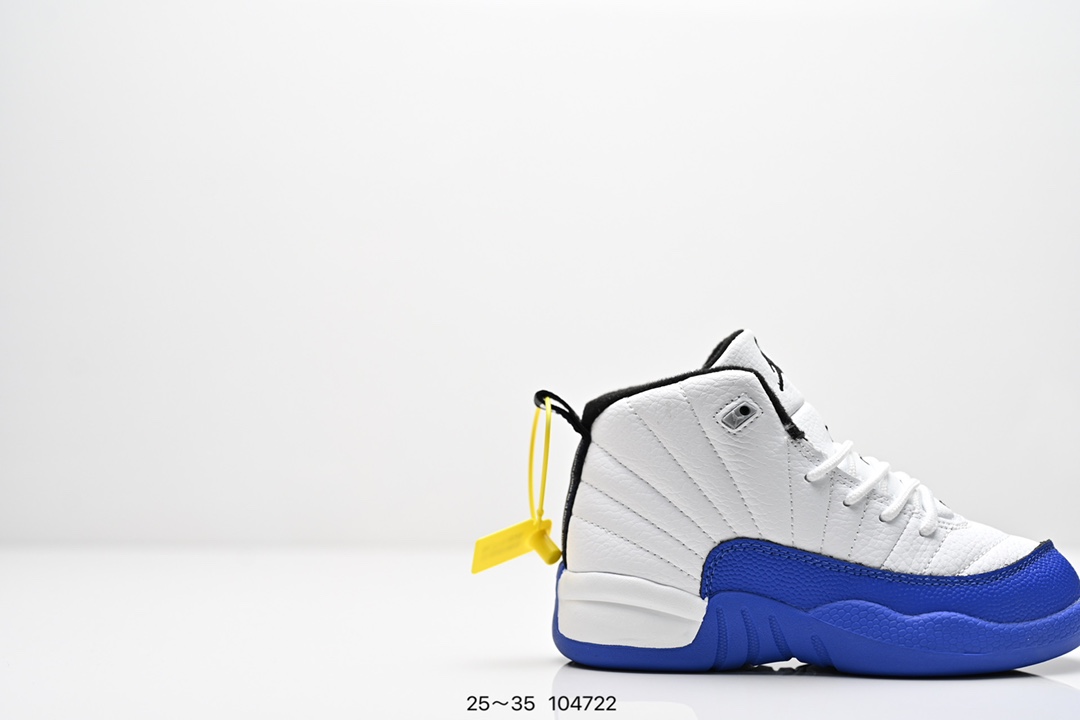 图片[2]-童鞋耐克 AJ 乔丹12代 Nike Air Jordan 12 Retro 篮球鞋复刻男子运动鞋 重现设计师汀克·哈特菲尔德广受赞誉的 1996 年鞋款设计，后者率先将 Zoom Air 缓震配置引入经典系列。鞋面采用优质材料，打造当季潮流风范。 优质材质组合鞋面，实现出色耐穿性 泡绵中底搭载全掌型 Zoom Air 缓震配置，塑就出众回弹的缓震效果 碳纤维稳定片 橡胶外底 货号：CT8013 尺码：童鞋-选品中心
