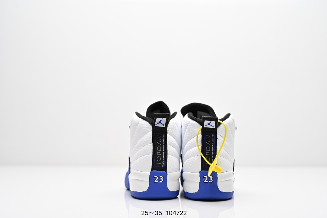 图片[7]-童鞋耐克 AJ 乔丹12代 Nike Air Jordan 12 Retro 篮球鞋复刻男子运动鞋 重现设计师汀克·哈特菲尔德广受赞誉的 1996 年鞋款设计，后者率先将 Zoom Air 缓震配置引入经典系列。鞋面采用优质材料，打造当季潮流风范。 优质材质组合鞋面，实现出色耐穿性 泡绵中底搭载全掌型 Zoom Air 缓震配置，塑就出众回弹的缓震效果 碳纤维稳定片 橡胶外底 货号：CT8013 尺码：童鞋-选品中心