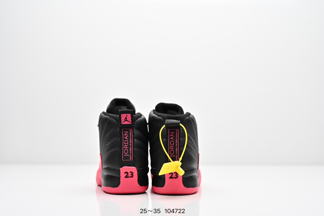 图片[7]-童鞋耐克 AJ 乔丹12代 Nike Air Jordan 12 Retro 篮球鞋复刻男子运动鞋 重现设计师汀克·哈特菲尔德广受赞誉的 1996 年鞋款设计，后者率先将 Zoom Air 缓震配置引入经典系列。鞋面采用优质材料，打造当季潮流风范。 优质材质组合鞋面，实现出色耐穿性 泡绵中底搭载全掌型 Zoom Air 缓震配置，塑就出众回弹的缓震效果 碳纤维稳定片 橡胶外底 货号：CT8013 尺码：童鞋-选品中心