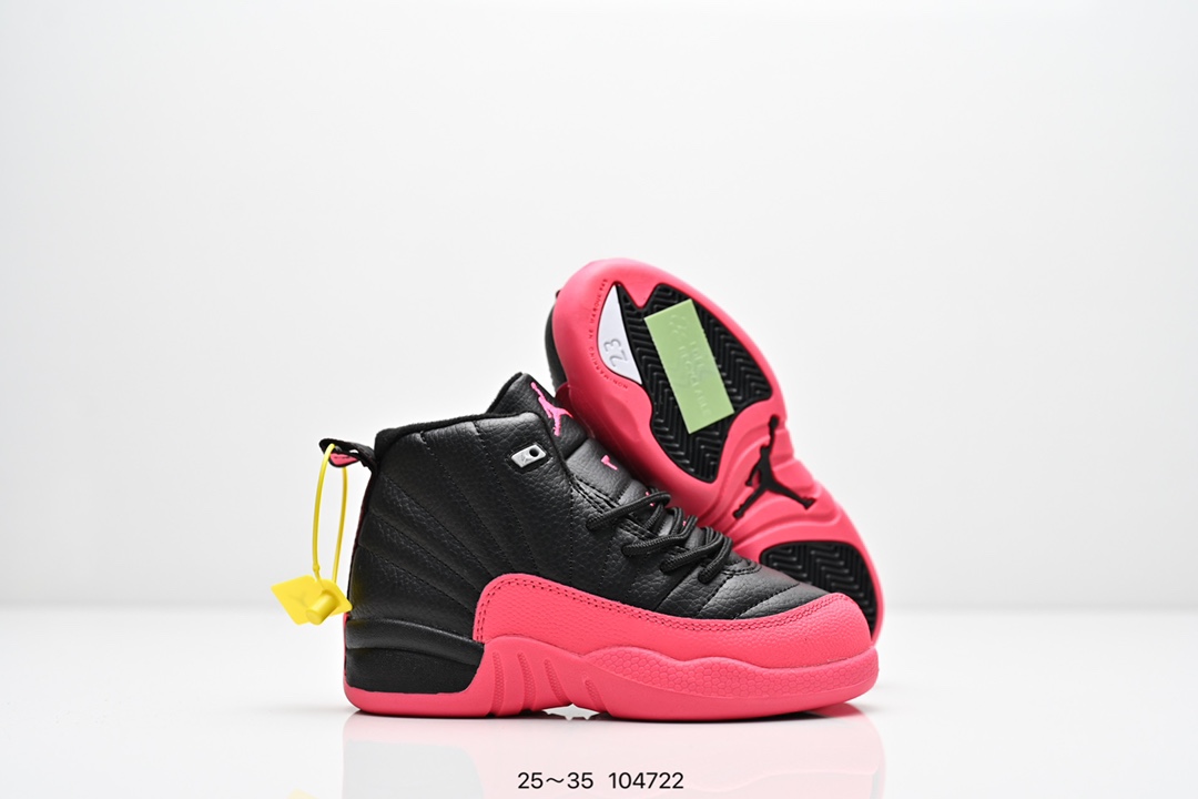 图片[5]-童鞋耐克 AJ 乔丹12代 Nike Air Jordan 12 Retro 篮球鞋复刻男子运动鞋 重现设计师汀克·哈特菲尔德广受赞誉的 1996 年鞋款设计，后者率先将 Zoom Air 缓震配置引入经典系列。鞋面采用优质材料，打造当季潮流风范。 优质材质组合鞋面，实现出色耐穿性 泡绵中底搭载全掌型 Zoom Air 缓震配置，塑就出众回弹的缓震效果 碳纤维稳定片 橡胶外底 货号：CT8013 尺码：童鞋-选品中心