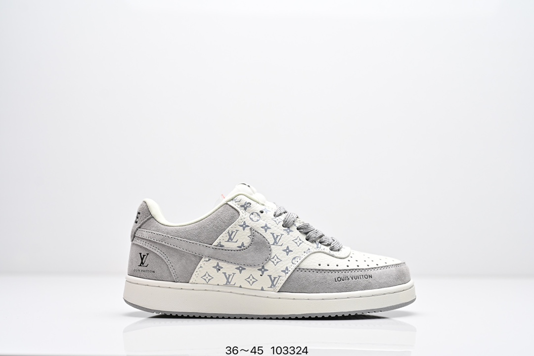  集合图💰220
耐克 Nike Court Borough Low 2（GS）小空军 低帮百搭透气休闲运动板鞋男女鞋。经典耐用的设计，兼顾舒适脚感和出众风范，演绎匠心之作。结构性的支撑贴合感结合复古篮球设计，塑就场外全明星风范。 
类型：男女鞋
货号：BQ5448
码数：36～45
编码：103324