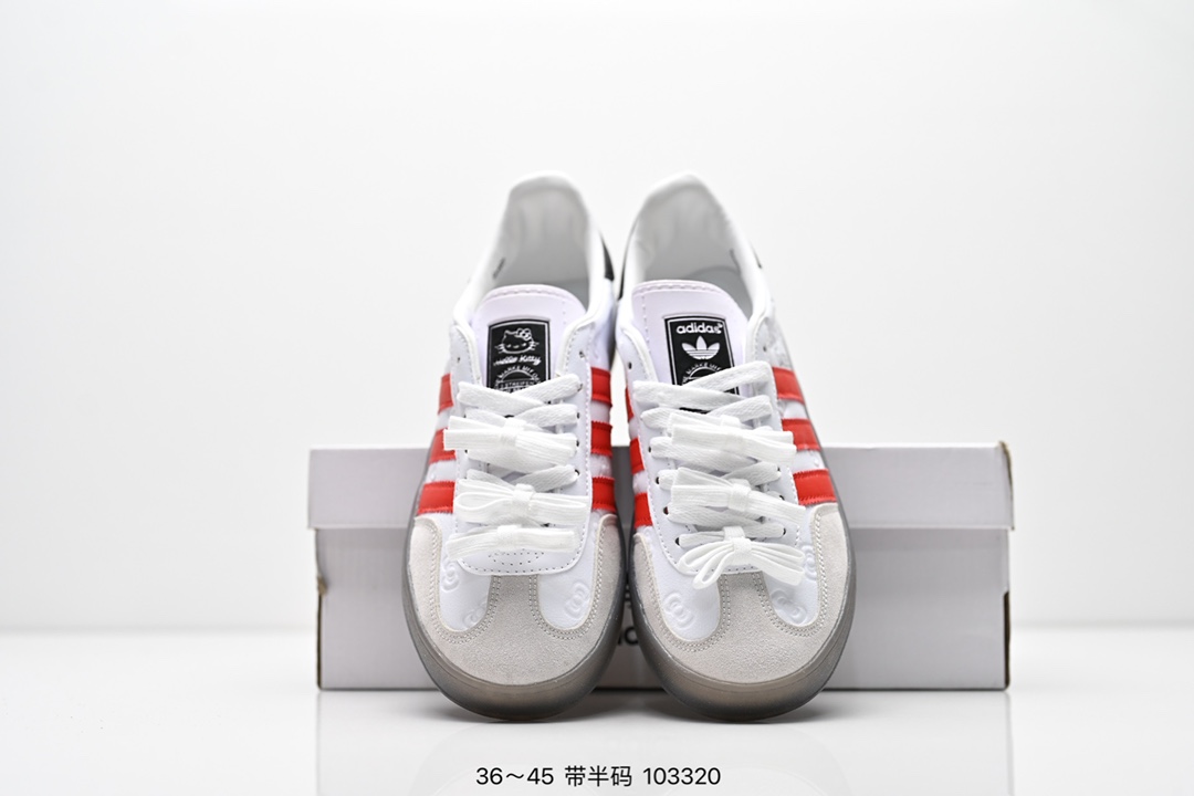 💰140
公司级✅adidas Originals Gazelle INdoor 三叶草休闲防滑耐磨低帮板鞋
鞋头出色设计 塑就出众贴合感
稳固的后跟贴合足部曲线设计
软弹舒适 不易磨脚
橡胶鞋底配合防滑纹路设计 平稳抓地
官方货号:II0013
尺码:36 36.5 37 38 38.5 39 40 40.5 41 42 42.5 43 44 45
编号：103320