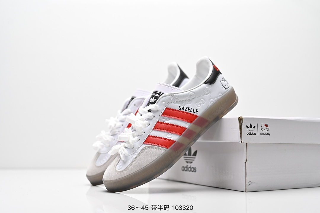 💰140
公司级✅adidas Originals Gazelle INdoor 三叶草休闲防滑耐磨低帮板鞋
鞋头出色设计 塑就出众贴合感
稳固的后跟贴合足部曲线设计
软弹舒适 不易磨脚
橡胶鞋底配合防滑纹路设计 平稳抓地
官方货号:II0013
尺码:36 36.5 37 38 38.5 39 40 40.5 41 42 42.5 43 44 45
编号：103320