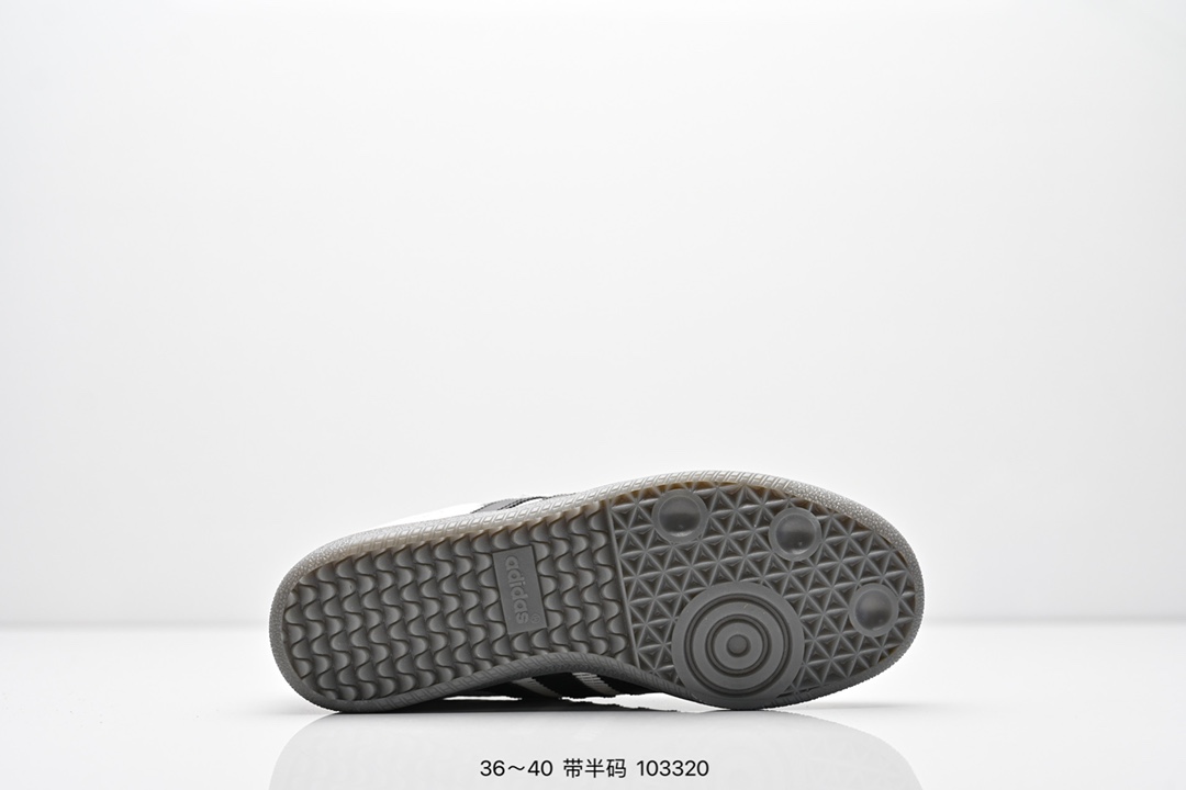 💰140
真标✅阿迪达斯三叶草Adidas Originals Samba OG 桑巴舞系列绅士德训足球风百搭低帮休闲运动板鞋
货号:B75806
尺码:36 36.5 37 38 38.5 39 40
编号：103320