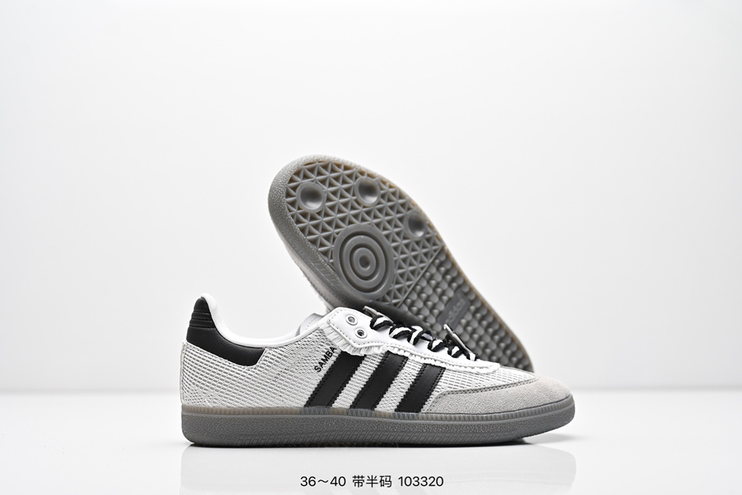 💰140
真标✅阿迪达斯三叶草Adidas Originals Samba OG 桑巴舞系列绅士德训足球风百搭低帮休闲运动板鞋
货号:B75806
尺码:36 36.5 37 38 38.5 39 40
编号：103320