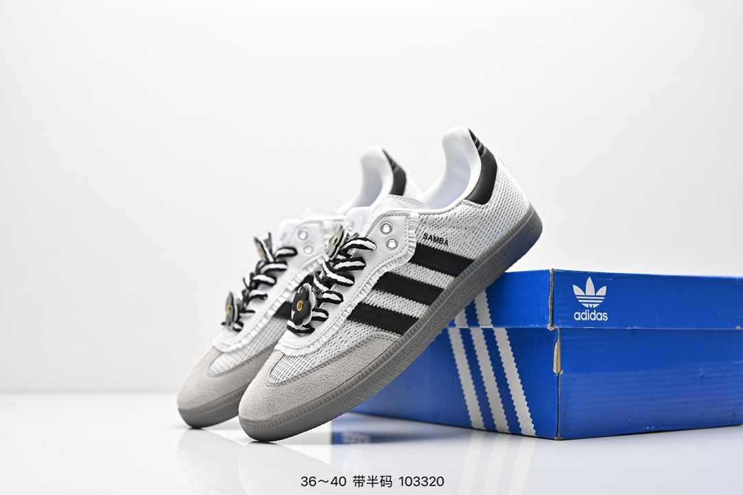💰140
真标✅阿迪达斯三叶草Adidas Originals Samba OG 桑巴舞系列绅士德训足球风百搭低帮休闲运动板鞋
货号:B75806
尺码:36 36.5 37 38 38.5 39 40
编号：103320