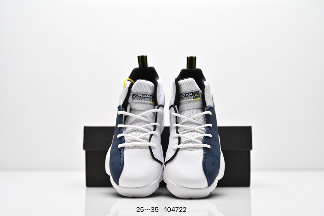 图片[8]-童鞋耐克 AJ 乔丹13代 Nike Air Jordan 13 Retro 篮球鞋复刻男子运动鞋 重现设计师汀克·哈特菲尔德广受赞誉的 1996 年鞋款设计，后者率先将 Zoom Air 缓震配置引入经典系列。鞋面采用优质材料，打造当季潮流风范。 优质材质组合鞋面，实现出色耐穿性 泡绵中底搭载全掌型 Zoom Air 缓震配置，塑就出众回弹的缓震效果 碳纤维稳定片 橡胶外底 货号：820276 001 尺码：童鞋-选品中心