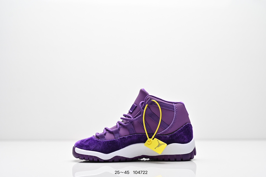 图片[3]-童鞋耐克 AJ 乔丹11代 Nike Air Jordan 11Retro 篮球鞋复刻男子运动鞋 重现设计师汀克·哈特菲尔德广受赞誉的 1996 年鞋款设计，后者率先将 Zoom Air 缓震配置引入经典系列。鞋面采用优质材料，打造当季潮流风范。 优质材质组合鞋面，实现出色耐穿性 泡绵中底搭载全掌型 Zoom Air 缓震配置，塑就出众回弹的缓震效果 碳纤维稳定片 橡胶外底 货号：378039 401 尺码：童鞋-选品中心