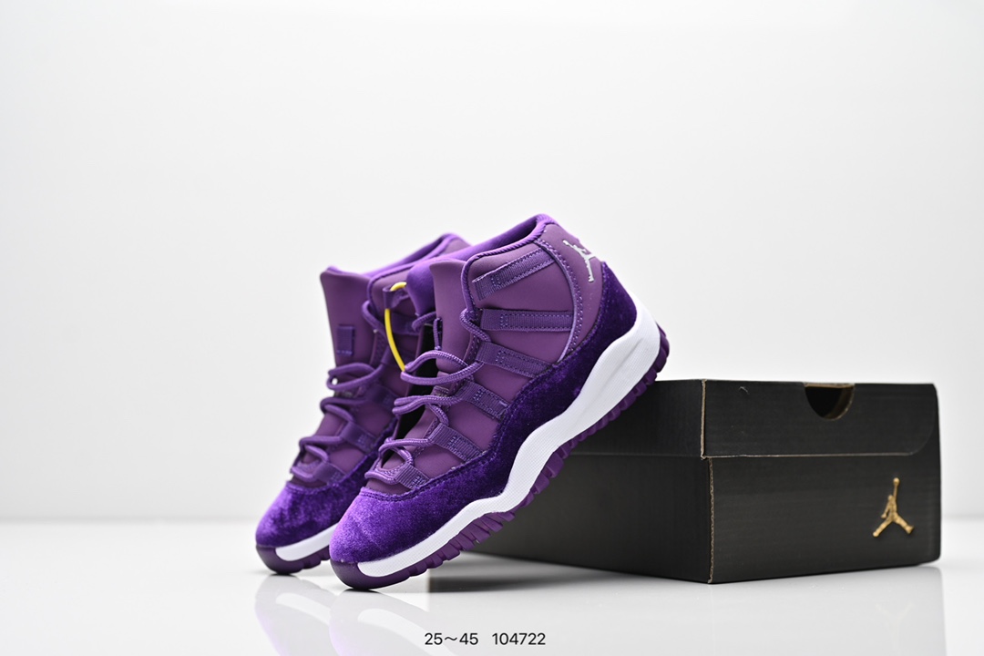 图片[9]-童鞋耐克 AJ 乔丹11代 Nike Air Jordan 11Retro 篮球鞋复刻男子运动鞋 重现设计师汀克·哈特菲尔德广受赞誉的 1996 年鞋款设计，后者率先将 Zoom Air 缓震配置引入经典系列。鞋面采用优质材料，打造当季潮流风范。 优质材质组合鞋面，实现出色耐穿性 泡绵中底搭载全掌型 Zoom Air 缓震配置，塑就出众回弹的缓震效果 碳纤维稳定片 橡胶外底 货号：378039 401 尺码：童鞋-选品中心