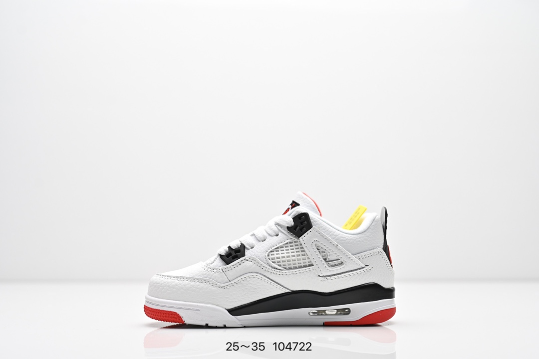 图片[3]-童鞋耐克 AJ 乔丹4代 Nike Air Jordan 4 Retro 篮球鞋复刻男子运动鞋 重现设计师汀克·哈特菲尔德广受赞誉的 1996 年鞋款设计，后者率先将 Zoom Air 缓震配置引入经典系列。鞋面采用优质材料，打造当季潮流风范。 优质材质组合鞋面，实现出色耐穿性 泡绵中底搭载全掌型 Zoom Air 缓震配置，塑就出众回弹的缓震效果 碳纤维稳定片 橡胶外底 货号：DH6927 057 尺码：童鞋-选品中心
