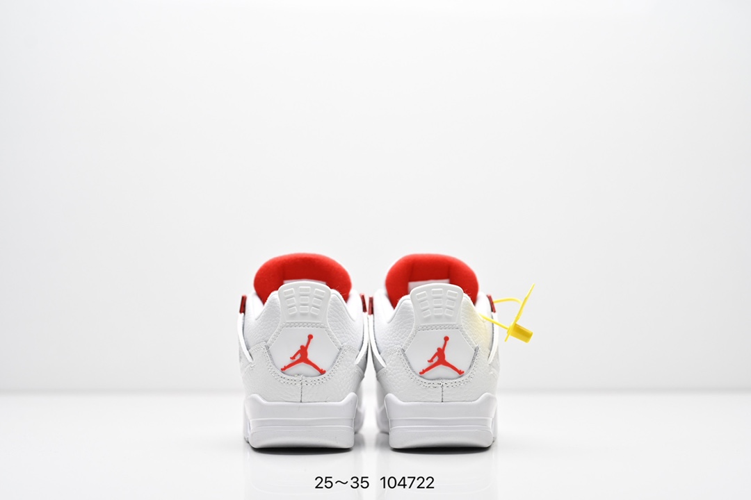图片[7]-童鞋耐克 AJ 乔丹4代 Nike Air Jordan 4 Retro 篮球鞋复刻男子运动鞋 重现设计师汀克·哈特菲尔德广受赞誉的 1996 年鞋款设计，后者率先将 Zoom Air 缓震配置引入经典系列。鞋面采用优质材料，打造当季潮流风范。 优质材质组合鞋面，实现出色耐穿性 泡绵中底搭载全掌型 Zoom Air 缓震配置，塑就出众回弹的缓震效果 碳纤维稳定片 橡胶外底 货号：DH6927 057 尺码：童鞋-选品中心