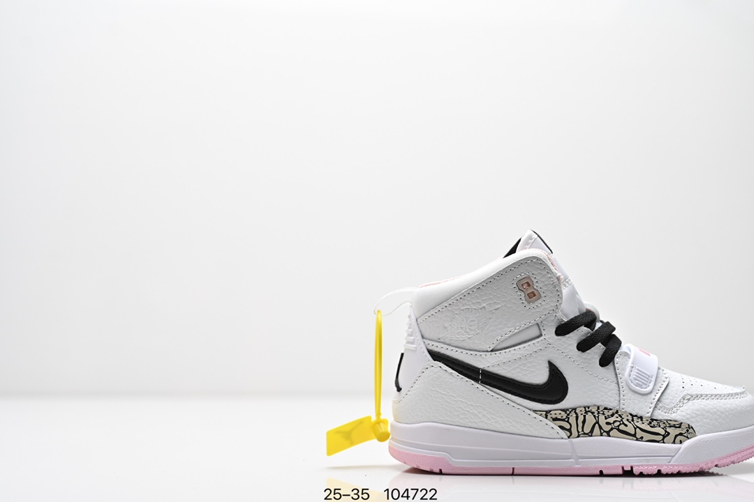 图片[2]-童鞋Air Jordan Legacy 312 “Command Force” 高帮AJ312 乔丹312代 aj312 乔312 高邦 乔丹篮球鞋系列 号称 “最强三合一” 的 Jordan Legacy 312，自然有着杂交结合的设计，它的名字就展现出它所包含的鞋款元素，312 分别对应了 Air Jordan 3、Air Jordan 1 和 Air Trainer 2，将这三双经典又有不俗人气的鞋款融合，“最强三合一” 的名称由此得来！货号：DR8486131 尺码：25–35 编号：104722-选品中心