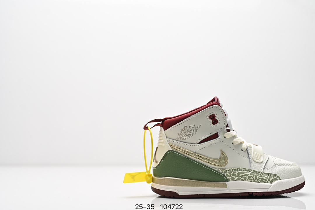 图片[2]-童鞋Air Jordan Legacy 312 “Command Force” 高帮AJ312 乔丹312代 aj312 乔312 高邦 乔丹篮球鞋系列 号称 “最强三合一” 的 Jordan Legacy 312，自然有着杂交结合的设计，它的名字就展现出它所包含的鞋款元素，312 分别对应了 Air Jordan 3、Air Jordan 1 和 Air Trainer 2，将这三双经典又有不俗人气的鞋款融合，“最强三合一” 的名称由此得来！货号：DR8486131 尺码：25–35 编号：104722-选品中心