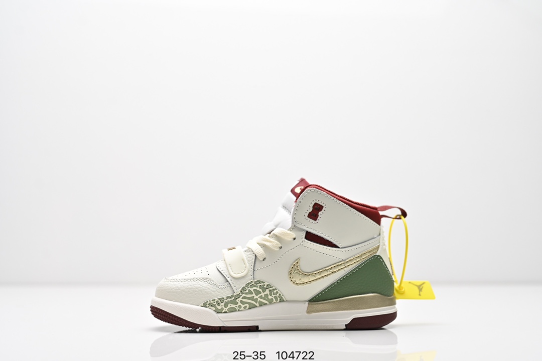 图片[3]-童鞋Air Jordan Legacy 312 “Command Force” 高帮AJ312 乔丹312代 aj312 乔312 高邦 乔丹篮球鞋系列 号称 “最强三合一” 的 Jordan Legacy 312，自然有着杂交结合的设计，它的名字就展现出它所包含的鞋款元素，312 分别对应了 Air Jordan 3、Air Jordan 1 和 Air Trainer 2，将这三双经典又有不俗人气的鞋款融合，“最强三合一” 的名称由此得来！货号：DR8486131 尺码：25–35 编号：104722-选品中心