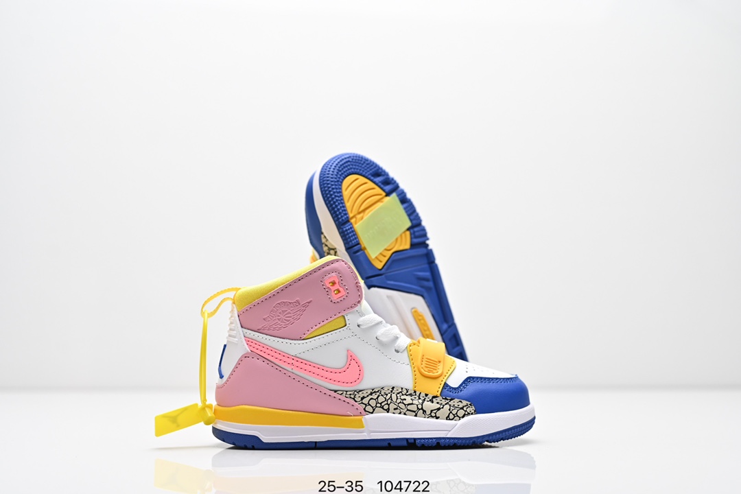 图片[5]-童鞋Air Jordan Legacy 312 “Command Force” 高帮AJ312 乔丹312代 aj312 乔312 高邦 乔丹篮球鞋系列 号称 “最强三合一” 的 Jordan Legacy 312，自然有着杂交结合的设计，它的名字就展现出它所包含的鞋款元素，312 分别对应了 Air Jordan 3、Air Jordan 1 和 Air Trainer 2，将这三双经典又有不俗人气的鞋款融合，“最强三合一” 的名称由此得来！货号：DR8486131 尺码：25–35 编号：104722-选品中心