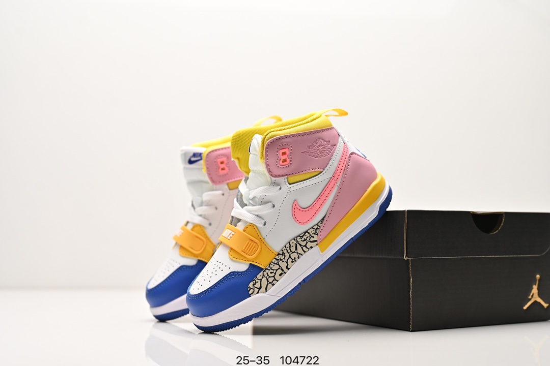 图片[9]-童鞋Air Jordan Legacy 312 “Command Force” 高帮AJ312 乔丹312代 aj312 乔312 高邦 乔丹篮球鞋系列 号称 “最强三合一” 的 Jordan Legacy 312，自然有着杂交结合的设计，它的名字就展现出它所包含的鞋款元素，312 分别对应了 Air Jordan 3、Air Jordan 1 和 Air Trainer 2，将这三双经典又有不俗人气的鞋款融合，“最强三合一” 的名称由此得来！货号：DR8486131 尺码：25–35 编号：104722-选品中心