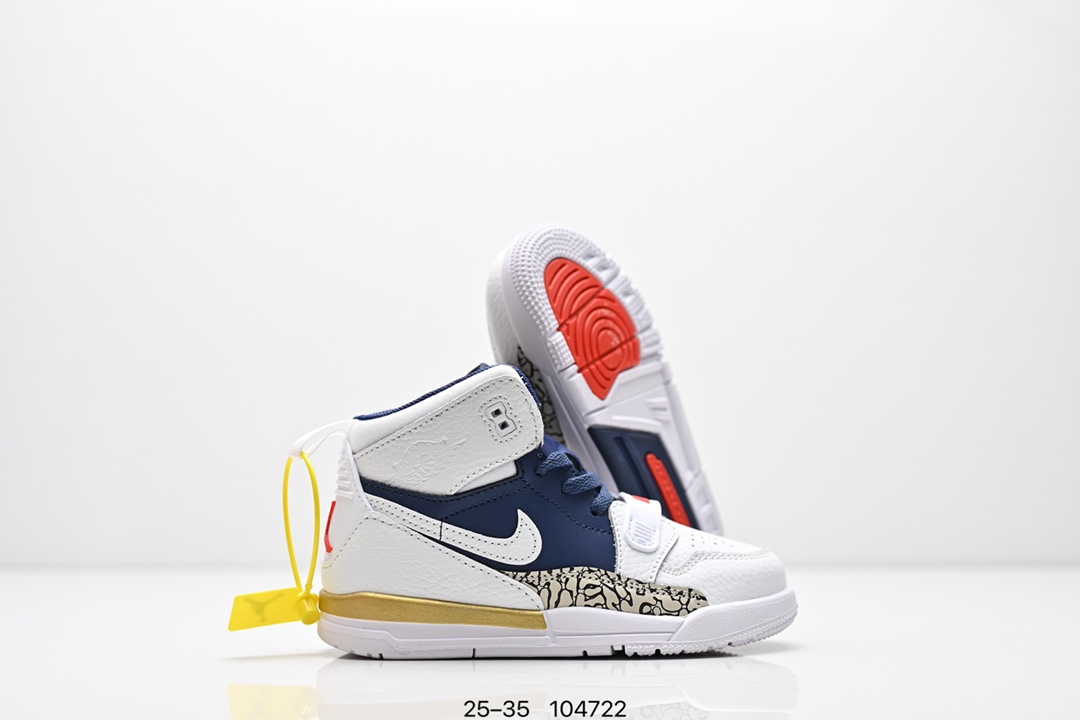 图片[5]-童鞋Air Jordan Legacy 312 “Command Force” 高帮AJ312 乔丹312代 aj312 乔312 高邦 乔丹篮球鞋系列 号称 “最强三合一” 的 Jordan Legacy 312，自然有着杂交结合的设计，它的名字就展现出它所包含的鞋款元素，312 分别对应了 Air Jordan 3、Air Jordan 1 和 Air Trainer 2，将这三双经典又有不俗人气的鞋款融合，“最强三合一” 的名称由此得来！货号：DR8486131 尺码：25–35 编号：104722-选品中心