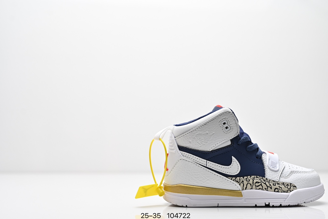 图片[2]-童鞋Air Jordan Legacy 312 “Command Force” 高帮AJ312 乔丹312代 aj312 乔312 高邦 乔丹篮球鞋系列 号称 “最强三合一” 的 Jordan Legacy 312，自然有着杂交结合的设计，它的名字就展现出它所包含的鞋款元素，312 分别对应了 Air Jordan 3、Air Jordan 1 和 Air Trainer 2，将这三双经典又有不俗人气的鞋款融合，“最强三合一” 的名称由此得来！货号：DR8486131 尺码：25–35 编号：104722-选品中心