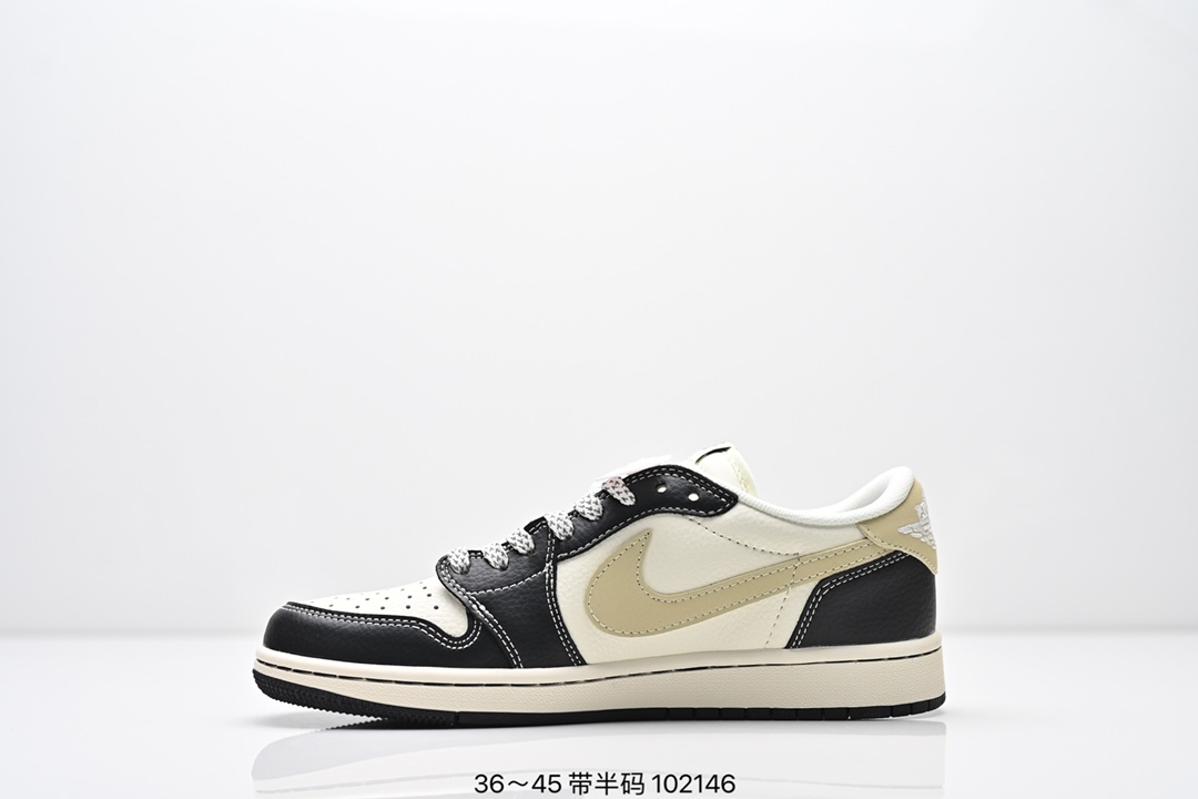 💰270
AJ1倒勾Travis Scott x Air Jordan 1 ” Reverse Mocha “ AJ1乔1 TS 闪电 联名倒钩 低帮文化篮球鞋 完美品质出货 细节如图所示  鞋面切割工整  冲孔整齐干净 中底拉帮线 整体清洁度非常好
货号:SJ2068-003
尺码：36 36.5 37.5 38 38.5 39 40 40.5 41 42 42.5 43 44 45 
编号：102146