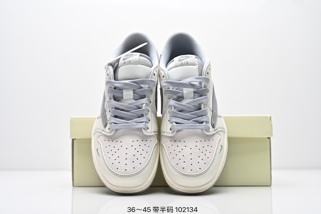💰210
AJ1倒勾Travis Scott x Air Jordan 1 ” Reverse Mocha “ AJ1乔1 TS 闪电 联名倒钩 低帮文化篮球鞋 完美品质出货 细节如图所示  鞋面切割工整  冲孔整齐干净 中底拉帮线 整体清洁度非常好
货号:SJ2068-003
尺码：36 36.5 37.5 38 38.5 39 40 40.5 41 42 42.5 43 44 45 
编号：102134