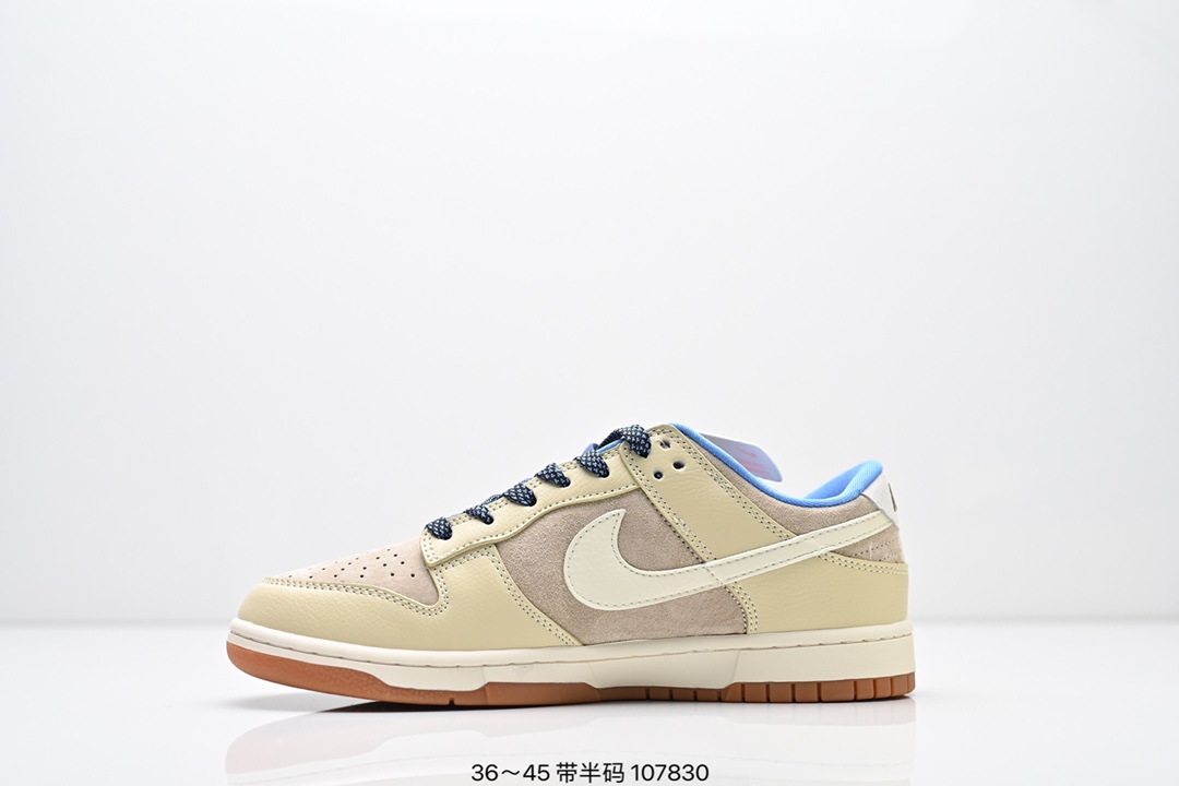 💰190
耐克Nike SB Dunk Low Retro 扣篮系列 复古低帮休闲运动滑板板鞋。采用脚感柔软舒适ZoomAir气垫，有效吸收滑板等极限运动在落地时带来的冲击力，为街头运动者们提供更好的保护。
尺码：36-45带半码
编码：107830