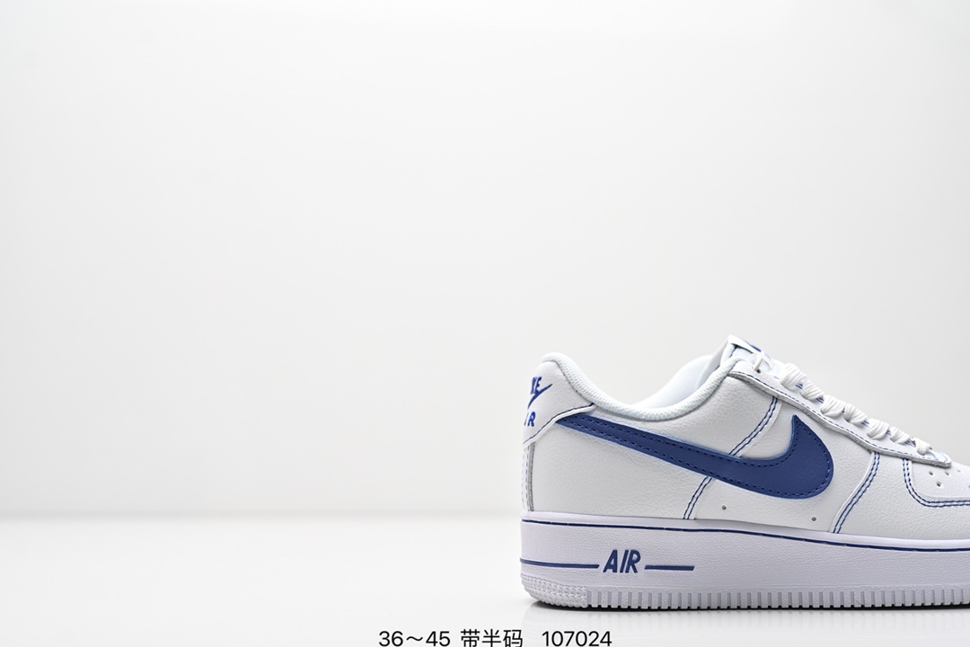 💰160
耐克Nike Air Force 1 Low  空军一号低帮百搭休闲运动板鞋。柔软、弹性十足的缓震性能和出色的中底设计，横跨复古与现代的外型结合，造就出风靡全球三十多年的Force 1。
货号：CW2288 111
尺码:36～45带半码
编号：107024