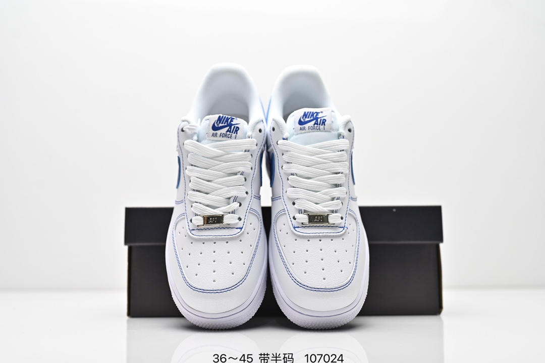 💰160
耐克Nike Air Force 1 Low  空军一号低帮百搭休闲运动板鞋。柔软、弹性十足的缓震性能和出色的中底设计，横跨复古与现代的外型结合，造就出风靡全球三十多年的Force 1。
货号：CW2288 111
尺码:36～45带半码
编号：107024