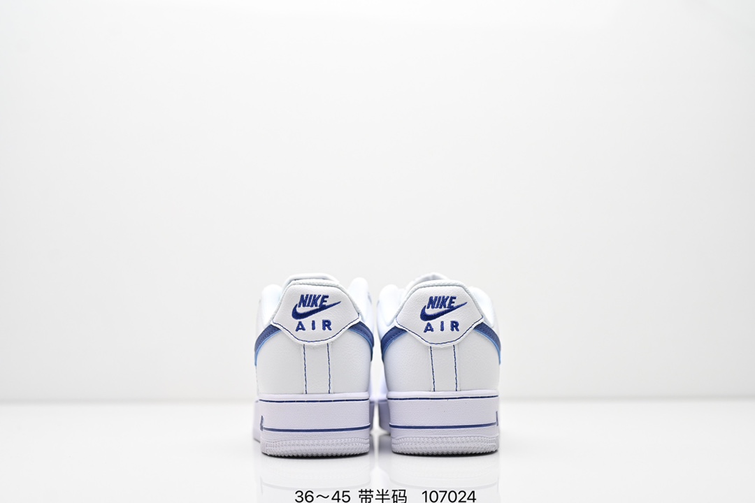 💰160
耐克Nike Air Force 1 Low  空军一号低帮百搭休闲运动板鞋。柔软、弹性十足的缓震性能和出色的中底设计，横跨复古与现代的外型结合，造就出风靡全球三十多年的Force 1。
货号：CW2288 111
尺码:36～45带半码
编号：107024