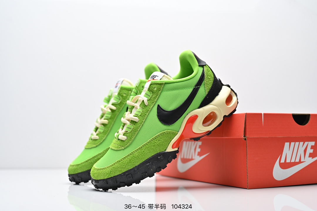 集合图💰160
耐克Nike Air Max Waffle SP”Black and Anthracite“气垫华夫混合系列低帮气垫复古百搭休闲运动慢跑鞋
货号;FV6946-301
尺码:36 36.5 37.5 38 38.5 39 40 40 40.5 41 42 42.5 43 44 45
此款 Air Max Waffle’Black and Anthracite‘根植经典,匠心糅合 Nike 两大革命性鞋款,打造前卫的创新设计。该鞋款沿袭 Air MaxPlus 的经典中底和Tuned Air 缓震配置;轻盈鞋面及华夫格外底则来自 70年代风靡一时的 WaffleTrainer 鞋款。同时,鞋面以煤黑色光泽感织物搭配翻毛皮覆面,呈现复古且有新意的出众外观。
编号:104324