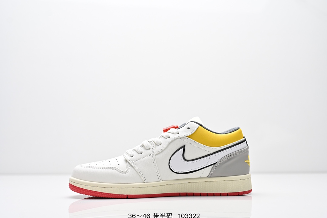 💰150
乔丹Air Jordan 1 Low AJ1低帮系列篮球鞋 官方同步配色 原装级产物  
#拒绝公底 立体鞋型 细节完美 高清洁度IH0648 
尺码：36-46半
编号：103322