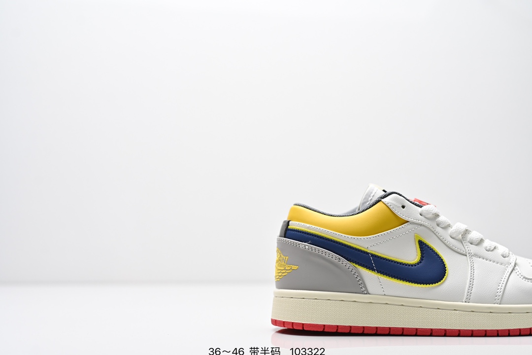 💰150
乔丹Air Jordan 1 Low AJ1低帮系列篮球鞋 官方同步配色 原装级产物  
#拒绝公底 立体鞋型 细节完美 高清洁度IH0648 
尺码：36-46半
编号：103322