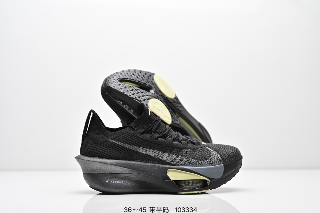 💰210
新品发布 Nike Air Zoom Alphafly NEXT%整体采用前作的设计语言，并且对后者的细节进行升级，马拉松和长距离路跑的性能极限设计而生。
货号:FD8356-100
尺码:36 36.5 37.5 38 38.5 39 40 40.5 41 42 42.5 43 44 45
编号：103334