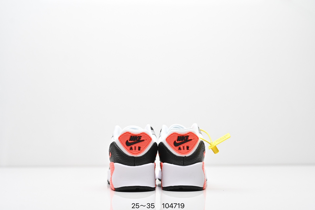 图片[7]-耐克 Nike Air Max 90童鞋后半掌气垫缓震运动鞋时尚男女士跑步鞋 。作为 Nike 休闲型 Air Max 鞋款，Nike Air Max 270 运动鞋为你带来时尚舒适的穿着感受和出众格调。鞋款设计灵感源自 Air Max 经典，搭配大型窗口和新颖配色，彰显 Nike 的出众创新。Max Air 270 缓震配置，缔造非凡舒适的日常穿着体验，织物与合成材质组合鞋面，打造轻盈贴合感和透气感受，泡绵中底，柔软舒适。弹性内衬和靴式设计，打造个性化贴合感，外底搭配橡胶设计，塑就强劲抓地力与出色耐穿性，合成材质与织物组合设计，提拉设计。 货号：AH8050 尺码：25～35-选品中心