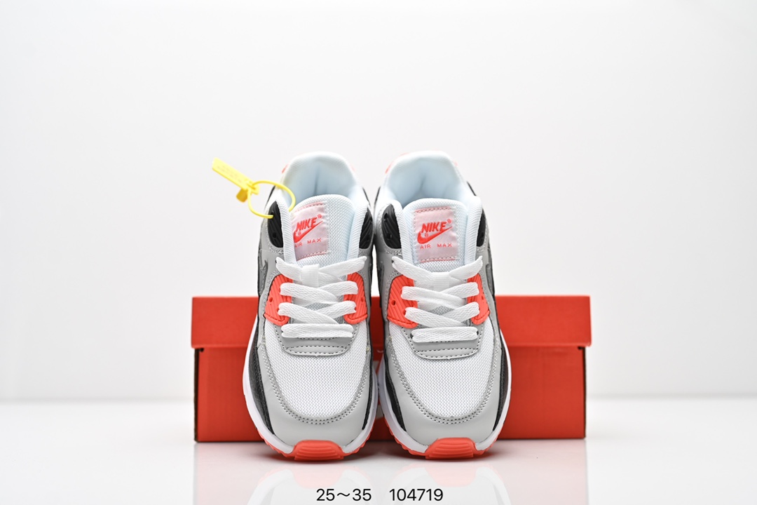图片[8]-耐克 Nike Air Max 90童鞋后半掌气垫缓震运动鞋时尚男女士跑步鞋 。作为 Nike 休闲型 Air Max 鞋款，Nike Air Max 270 运动鞋为你带来时尚舒适的穿着感受和出众格调。鞋款设计灵感源自 Air Max 经典，搭配大型窗口和新颖配色，彰显 Nike 的出众创新。Max Air 270 缓震配置，缔造非凡舒适的日常穿着体验，织物与合成材质组合鞋面，打造轻盈贴合感和透气感受，泡绵中底，柔软舒适。弹性内衬和靴式设计，打造个性化贴合感，外底搭配橡胶设计，塑就强劲抓地力与出色耐穿性，合成材质与织物组合设计，提拉设计。 货号：AH8050 尺码：25～35-选品中心