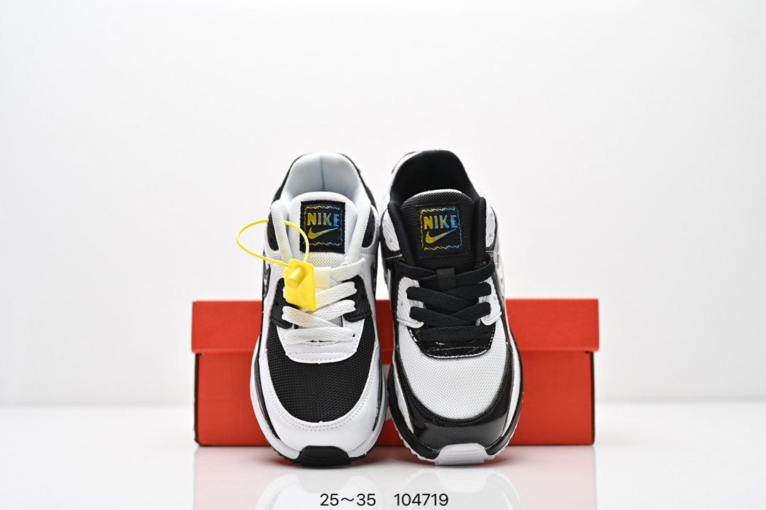 图片[8]-耐克 Nike Air Max 90童鞋后半掌气垫缓震运动鞋时尚男女士跑步鞋 。作为 Nike 休闲型 Air Max 鞋款，Nike Air Max 270 运动鞋为你带来时尚舒适的穿着感受和出众格调。鞋款设计灵感源自 Air Max 经典，搭配大型窗口和新颖配色，彰显 Nike 的出众创新。Max Air 270 缓震配置，缔造非凡舒适的日常穿着体验，织物与合成材质组合鞋面，打造轻盈贴合感和透气感受，泡绵中底，柔软舒适。弹性内衬和靴式设计，打造个性化贴合感，外底搭配橡胶设计，塑就强劲抓地力与出色耐穿性，合成材质与织物组合设计，提拉设计。 货号：AH8050 尺码：25～35-选品中心