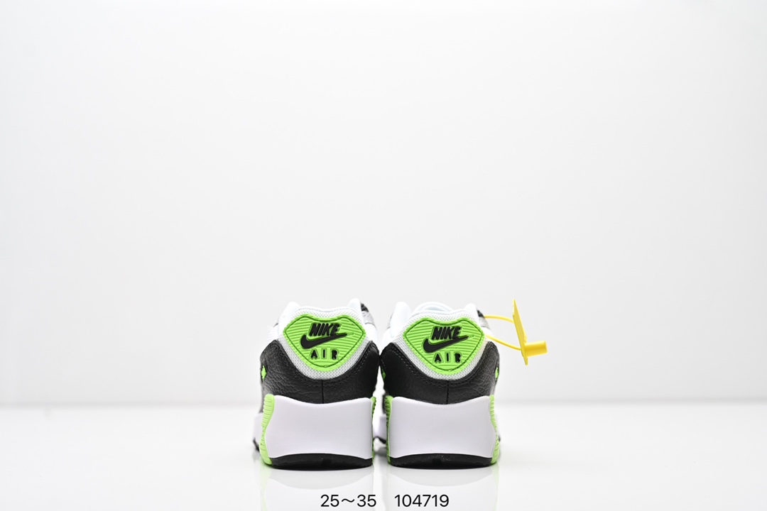 图片[7]-耐克 Nike Air Max 90童鞋后半掌气垫缓震运动鞋时尚男女士跑步鞋 。作为 Nike 休闲型 Air Max 鞋款，Nike Air Max 270 运动鞋为你带来时尚舒适的穿着感受和出众格调。鞋款设计灵感源自 Air Max 经典，搭配大型窗口和新颖配色，彰显 Nike 的出众创新。Max Air 270 缓震配置，缔造非凡舒适的日常穿着体验，织物与合成材质组合鞋面，打造轻盈贴合感和透气感受，泡绵中底，柔软舒适。弹性内衬和靴式设计，打造个性化贴合感，外底搭配橡胶设计，塑就强劲抓地力与出色耐穿性，合成材质与织物组合设计，提拉设计。 货号：AH8050 尺码：25～35-选品中心