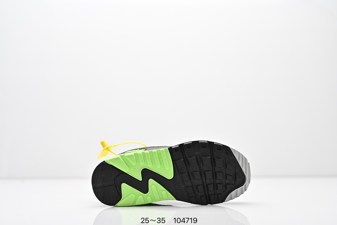 图片[6]-耐克 Nike Air Max 90童鞋后半掌气垫缓震运动鞋时尚男女士跑步鞋 。作为 Nike 休闲型 Air Max 鞋款，Nike Air Max 270 运动鞋为你带来时尚舒适的穿着感受和出众格调。鞋款设计灵感源自 Air Max 经典，搭配大型窗口和新颖配色，彰显 Nike 的出众创新。Max Air 270 缓震配置，缔造非凡舒适的日常穿着体验，织物与合成材质组合鞋面，打造轻盈贴合感和透气感受，泡绵中底，柔软舒适。弹性内衬和靴式设计，打造个性化贴合感，外底搭配橡胶设计，塑就强劲抓地力与出色耐穿性，合成材质与织物组合设计，提拉设计。 货号：AH8050 尺码：25～35-选品中心