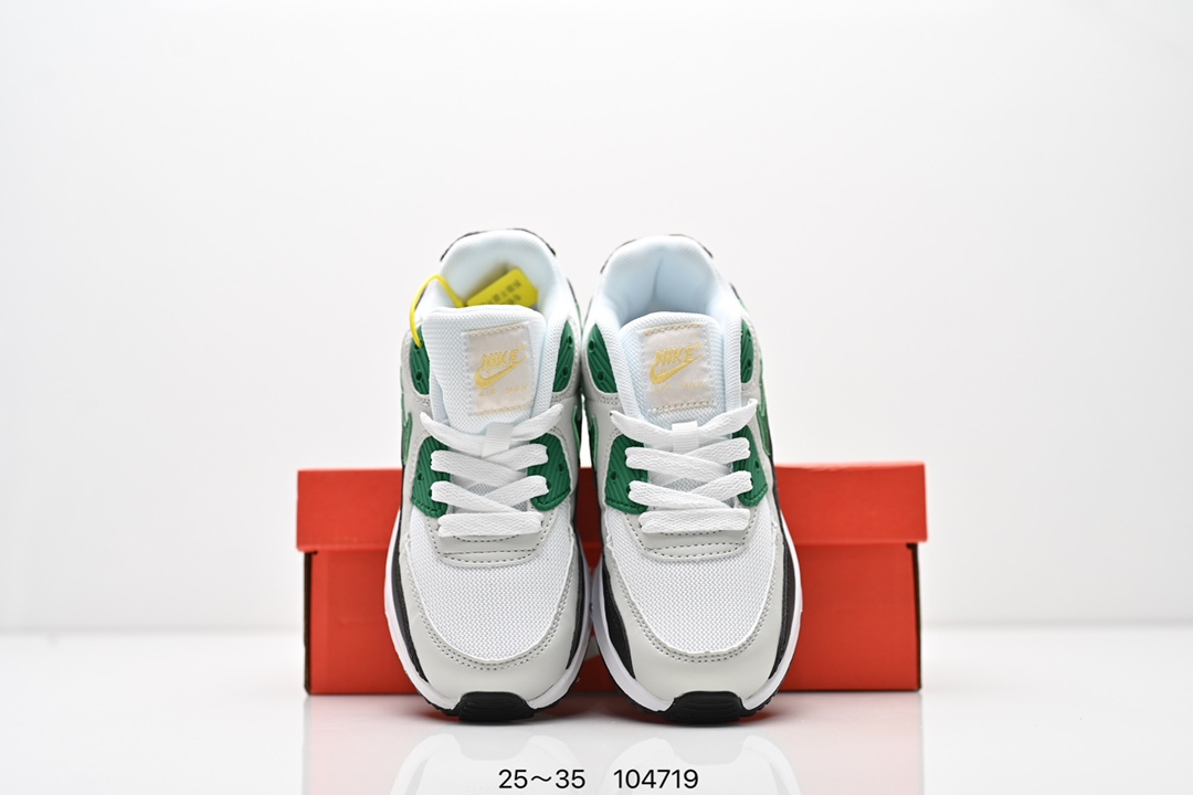 图片[8]-耐克 Nike Air Max 90童鞋后半掌气垫缓震运动鞋时尚男女士跑步鞋 。作为 Nike 休闲型 Air Max 鞋款，Nike Air Max 270 运动鞋为你带来时尚舒适的穿着感受和出众格调。鞋款设计灵感源自 Air Max 经典，搭配大型窗口和新颖配色，彰显 Nike 的出众创新。Max Air 270 缓震配置，缔造非凡舒适的日常穿着体验，织物与合成材质组合鞋面，打造轻盈贴合感和透气感受，泡绵中底，柔软舒适。弹性内衬和靴式设计，打造个性化贴合感，外底搭配橡胶设计，塑就强劲抓地力与出色耐穿性，合成材质与织物组合设计，提拉设计。 货号：AH8050 尺码：25～35-选品中心