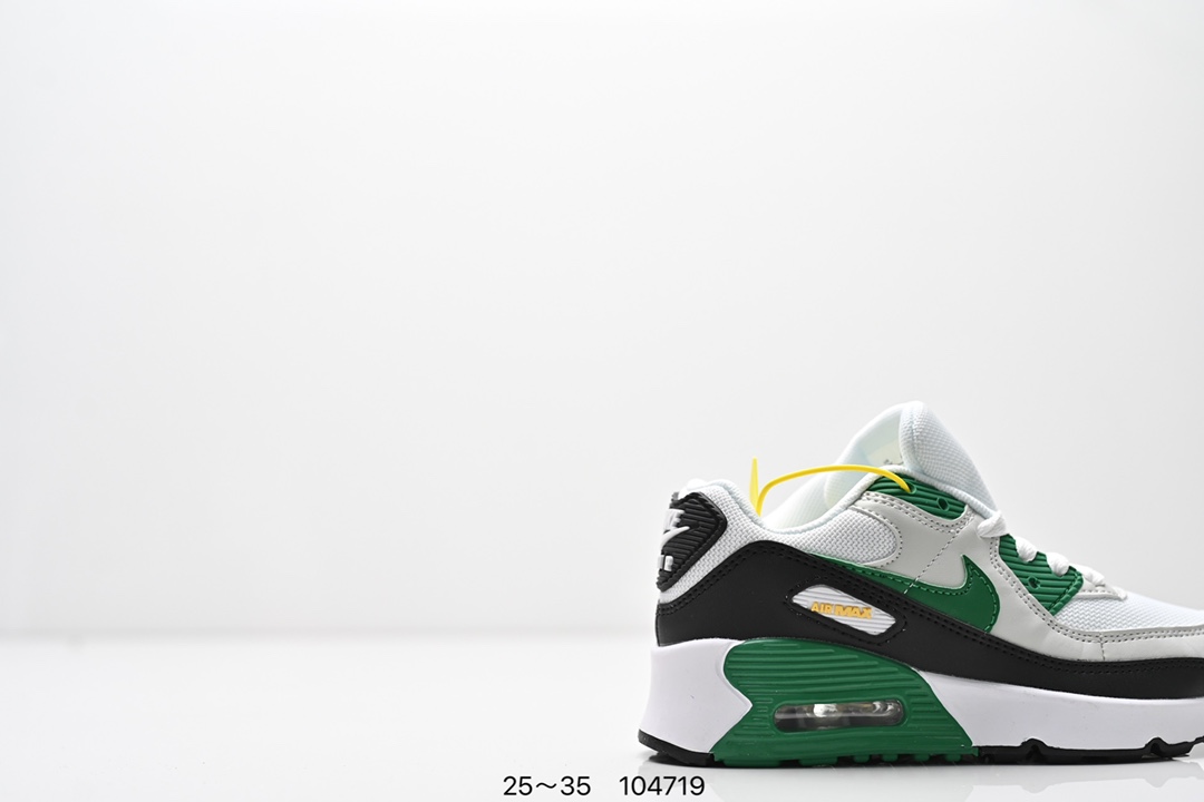 图片[2]-耐克 Nike Air Max 90童鞋后半掌气垫缓震运动鞋时尚男女士跑步鞋 。作为 Nike 休闲型 Air Max 鞋款，Nike Air Max 270 运动鞋为你带来时尚舒适的穿着感受和出众格调。鞋款设计灵感源自 Air Max 经典，搭配大型窗口和新颖配色，彰显 Nike 的出众创新。Max Air 270 缓震配置，缔造非凡舒适的日常穿着体验，织物与合成材质组合鞋面，打造轻盈贴合感和透气感受，泡绵中底，柔软舒适。弹性内衬和靴式设计，打造个性化贴合感，外底搭配橡胶设计，塑就强劲抓地力与出色耐穿性，合成材质与织物组合设计，提拉设计。 货号：AH8050 尺码：25～35-选品中心