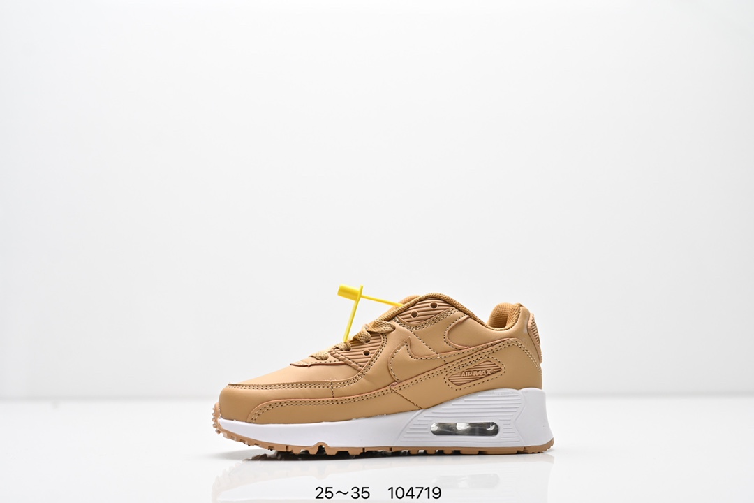 图片[3]-耐克 Nike Air Max 90童鞋后半掌气垫缓震运动鞋时尚男女士跑步鞋 。作为 Nike 休闲型 Air Max 鞋款，Nike Air Max 270 运动鞋为你带来时尚舒适的穿着感受和出众格调。鞋款设计灵感源自 Air Max 经典，搭配大型窗口和新颖配色，彰显 Nike 的出众创新。Max Air 270 缓震配置，缔造非凡舒适的日常穿着体验，织物与合成材质组合鞋面，打造轻盈贴合感和透气感受，泡绵中底，柔软舒适。弹性内衬和靴式设计，打造个性化贴合感，外底搭配橡胶设计，塑就强劲抓地力与出色耐穿性，合成材质与织物组合设计，提拉设计。 货号：AH8050 尺码：25～35-选品中心