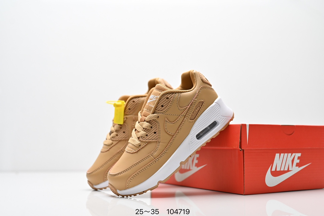 图片[9]-耐克 Nike Air Max 90童鞋后半掌气垫缓震运动鞋时尚男女士跑步鞋 。作为 Nike 休闲型 Air Max 鞋款，Nike Air Max 270 运动鞋为你带来时尚舒适的穿着感受和出众格调。鞋款设计灵感源自 Air Max 经典，搭配大型窗口和新颖配色，彰显 Nike 的出众创新。Max Air 270 缓震配置，缔造非凡舒适的日常穿着体验，织物与合成材质组合鞋面，打造轻盈贴合感和透气感受，泡绵中底，柔软舒适。弹性内衬和靴式设计，打造个性化贴合感，外底搭配橡胶设计，塑就强劲抓地力与出色耐穿性，合成材质与织物组合设计，提拉设计。 货号：AH8050 尺码：25～35-选品中心