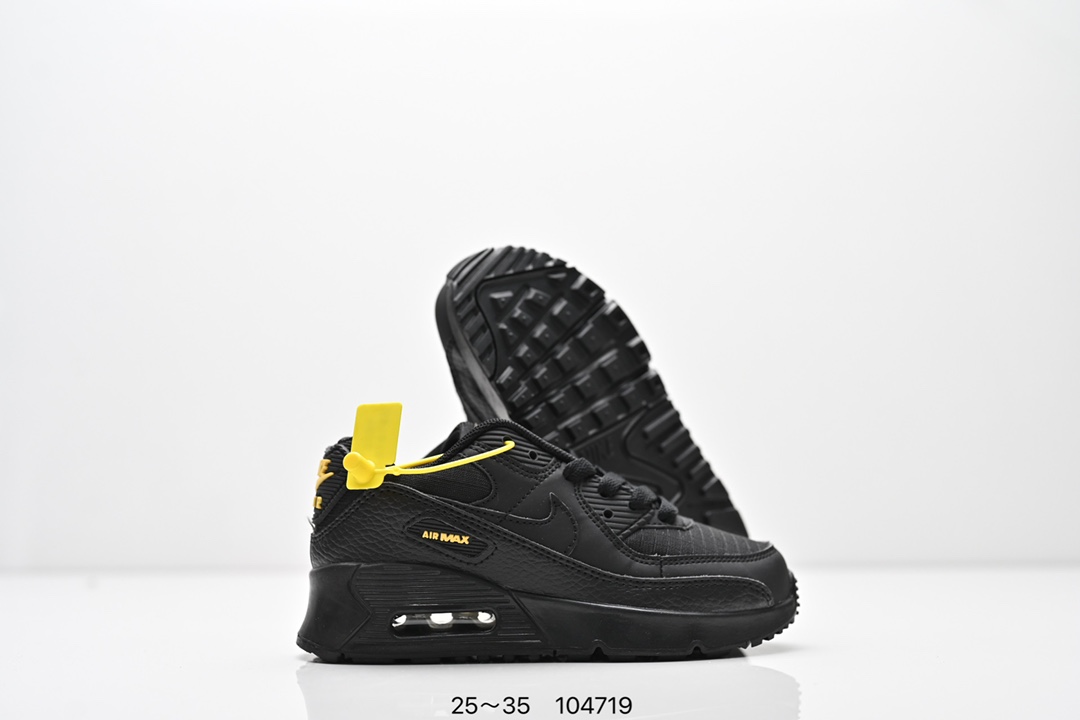图片[5]-耐克 Nike Air Max 90童鞋后半掌气垫缓震运动鞋时尚男女士跑步鞋 。作为 Nike 休闲型 Air Max 鞋款，Nike Air Max 270 运动鞋为你带来时尚舒适的穿着感受和出众格调。鞋款设计灵感源自 Air Max 经典，搭配大型窗口和新颖配色，彰显 Nike 的出众创新。Max Air 270 缓震配置，缔造非凡舒适的日常穿着体验，织物与合成材质组合鞋面，打造轻盈贴合感和透气感受，泡绵中底，柔软舒适。弹性内衬和靴式设计，打造个性化贴合感，外底搭配橡胶设计，塑就强劲抓地力与出色耐穿性，合成材质与织物组合设计，提拉设计。 货号：AH8050 尺码：25～35-选品中心