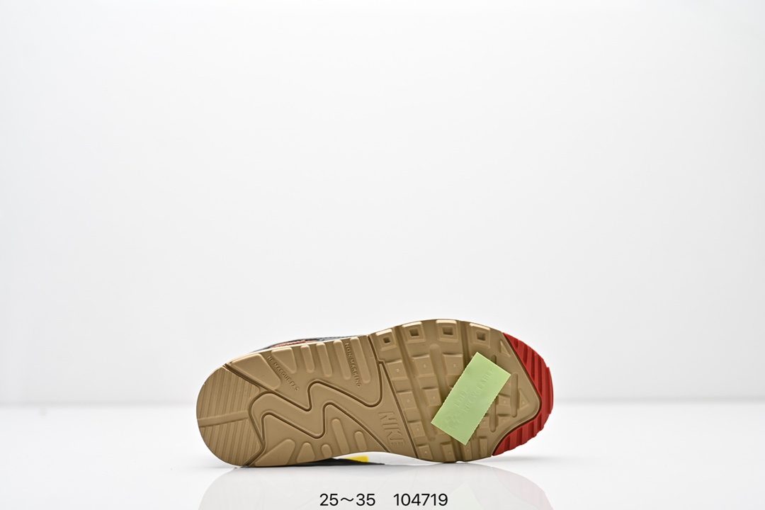 图片[6]-耐克 Nike Air Max 90童鞋后半掌气垫缓震运动鞋时尚男女士跑步鞋 。作为 Nike 休闲型 Air Max 鞋款，Nike Air Max 270 运动鞋为你带来时尚舒适的穿着感受和出众格调。鞋款设计灵感源自 Air Max 经典，搭配大型窗口和新颖配色，彰显 Nike 的出众创新。Max Air 270 缓震配置，缔造非凡舒适的日常穿着体验，织物与合成材质组合鞋面，打造轻盈贴合感和透气感受，泡绵中底，柔软舒适。弹性内衬和靴式设计，打造个性化贴合感，外底搭配橡胶设计，塑就强劲抓地力与出色耐穿性，合成材质与织物组合设计，提拉设计。 货号：AH8050 尺码：25～35-选品中心