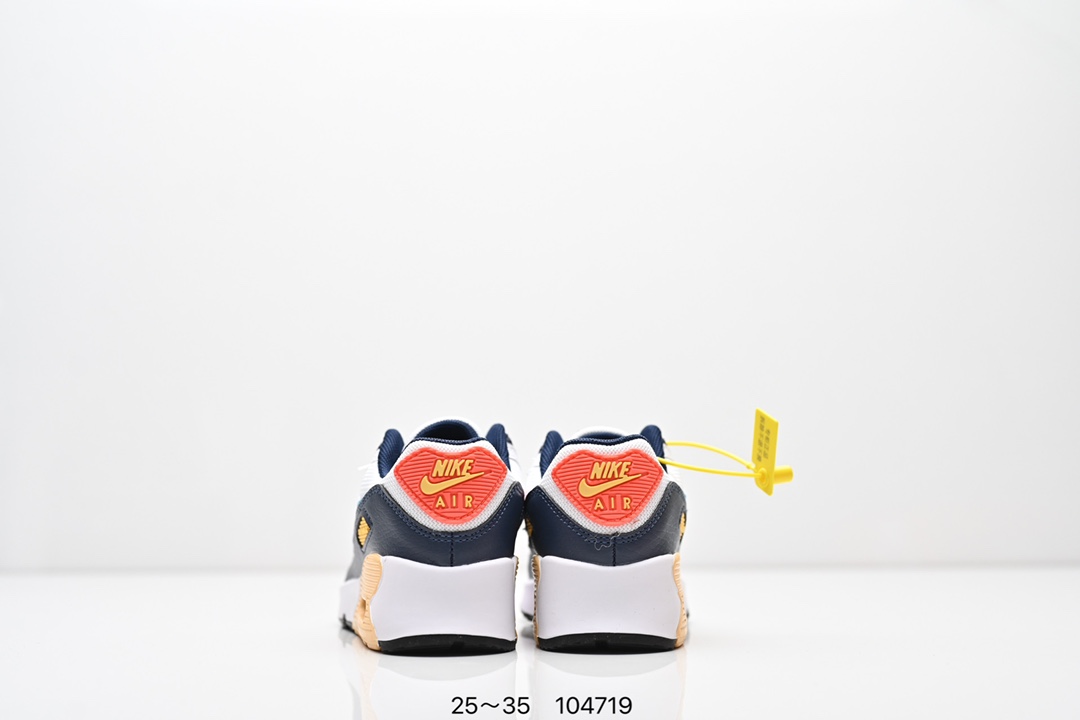 图片[7]-耐克 Nike Air Max 90童鞋后半掌气垫缓震运动鞋时尚男女士跑步鞋 。作为 Nike 休闲型 Air Max 鞋款，Nike Air Max 270 运动鞋为你带来时尚舒适的穿着感受和出众格调。鞋款设计灵感源自 Air Max 经典，搭配大型窗口和新颖配色，彰显 Nike 的出众创新。Max Air 270 缓震配置，缔造非凡舒适的日常穿着体验，织物与合成材质组合鞋面，打造轻盈贴合感和透气感受，泡绵中底，柔软舒适。弹性内衬和靴式设计，打造个性化贴合感，外底搭配橡胶设计，塑就强劲抓地力与出色耐穿性，合成材质与织物组合设计，提拉设计。 货号：AH8050 尺码：25～35-选品中心