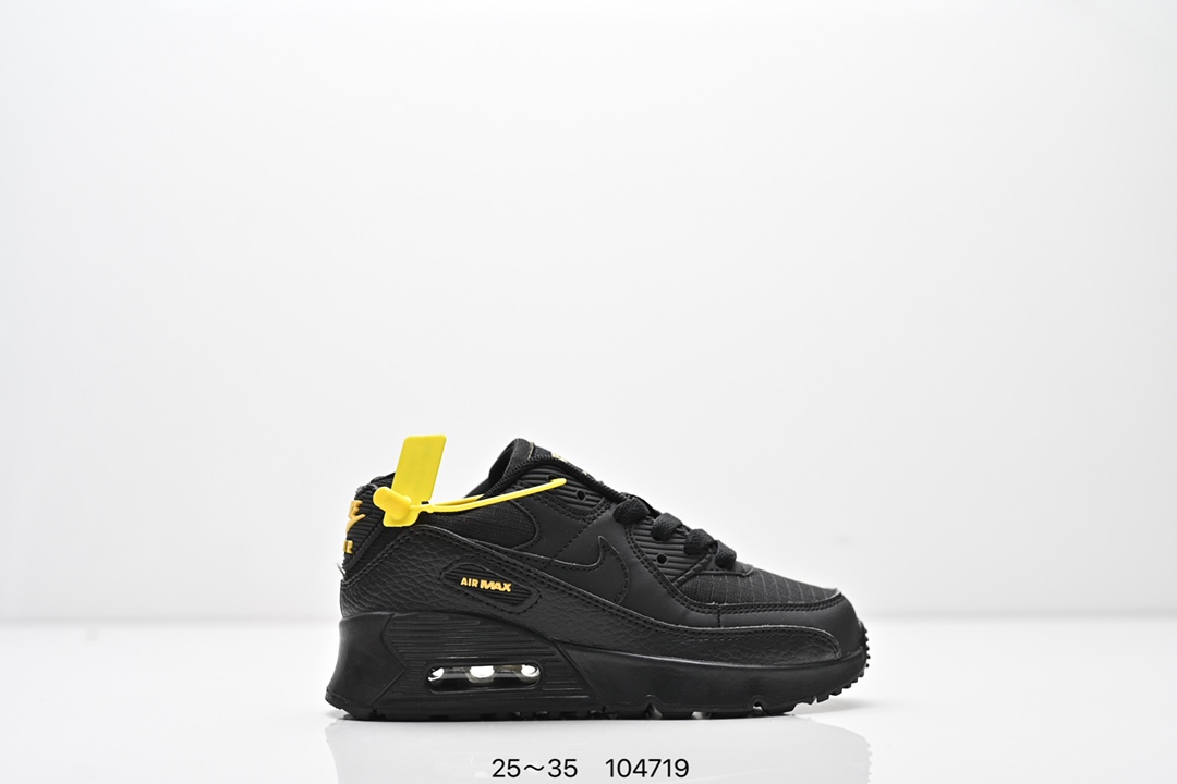 图片[3]-集合图 耐克 Nike Air Max 90童鞋后半掌气垫缓震运动鞋时尚男女士跑步鞋 。作为 Nike 休闲型 Air Max 鞋款，Nike Air Max 270 运动鞋为你带来时尚舒适的穿着感受和出众格调。鞋款设计灵感源自 Air Max 经典，搭配大型窗口和新颖配色，彰显 Nike 的出众创新。Max Air 270 缓震配置，缔造非凡舒适的日常穿着体验，织物与合成材质组合鞋面，打造轻盈贴合感和透气感受，泡绵中底，柔软舒适。弹性内衬和靴式设计，打造个性化贴合感，外底搭配橡胶设计，塑就强劲抓地力与出色耐穿性，合成材质与织物组合设计，提拉设计。 货号：AH8050 尺码：25～35-选品中心