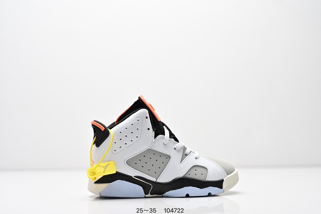 童鞋耐克Nike Air Jordan 6 Retro”Midnight Navy“乔丹AJ6代低帮复古休闲文化篮球鞋 采用纹头层皮鞋面材质#中底注胶及缜密中底拉帮工艺#外置开窗式真Sole气垫装置❗ 货号：384664 104 尺码：25～35 ID：104722-选品中心