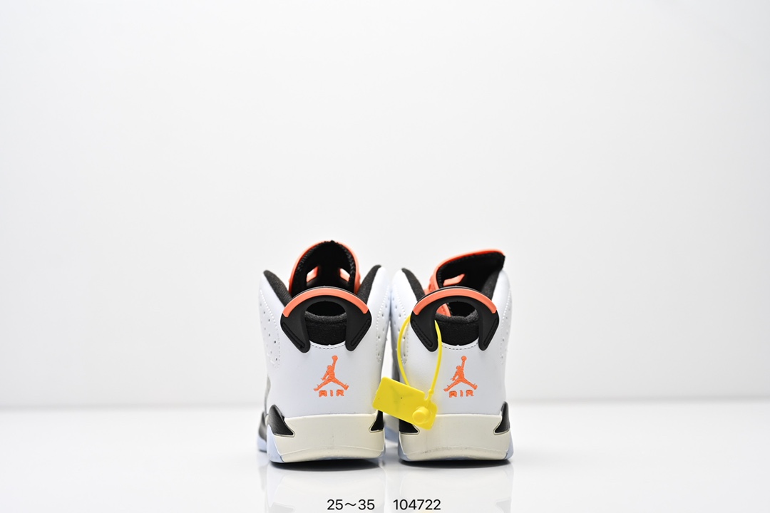 图片[7]-童鞋耐克Nike Air Jordan 6 Retro”Midnight Navy“乔丹AJ6代低帮复古休闲文化篮球鞋 采用纹头层皮鞋面材质#中底注胶及缜密中底拉帮工艺#外置开窗式真Sole气垫装置❗ 货号：384664 104 尺码：25～35 ID：104722-选品中心