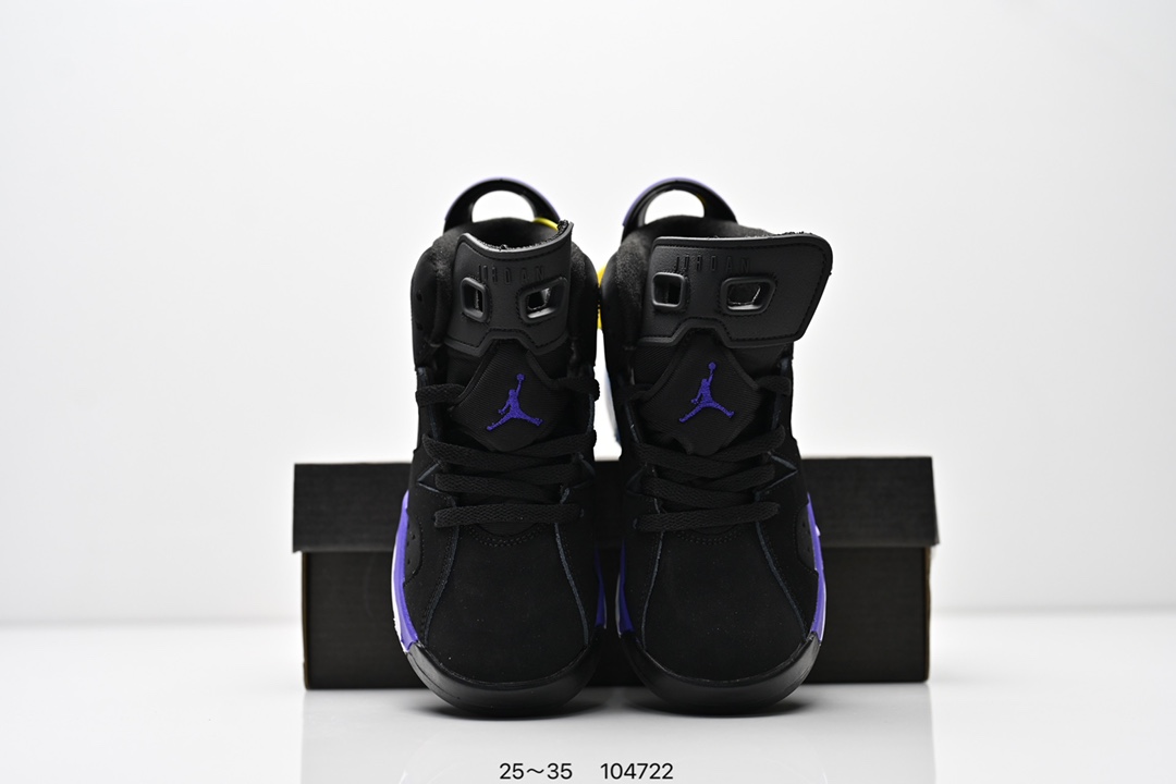 图片[8]-童鞋耐克Nike Air Jordan 6 Retro”Midnight Navy“乔丹AJ6代低帮复古休闲文化篮球鞋 采用纹头层皮鞋面材质#中底注胶及缜密中底拉帮工艺#外置开窗式真Sole气垫装置❗ 货号：384664 104 尺码：25～35 ID：104722-选品中心