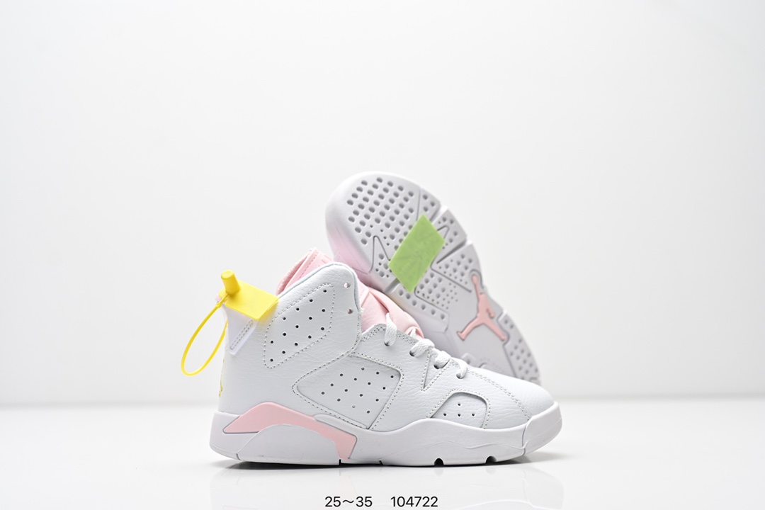 图片[5]-童鞋耐克Nike Air Jordan 6 Retro”Midnight Navy“乔丹AJ6代低帮复古休闲文化篮球鞋 采用纹头层皮鞋面材质#中底注胶及缜密中底拉帮工艺#外置开窗式真Sole气垫装置❗ 货号：384664 104 尺码：25～35 ID：104722-选品中心