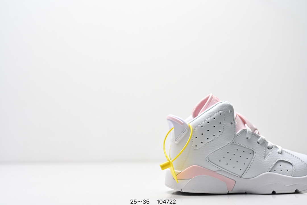 图片[2]-童鞋耐克Nike Air Jordan 6 Retro”Midnight Navy“乔丹AJ6代低帮复古休闲文化篮球鞋 采用纹头层皮鞋面材质#中底注胶及缜密中底拉帮工艺#外置开窗式真Sole气垫装置❗ 货号：384664 104 尺码：25～35 ID：104722-选品中心